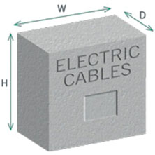 DOT Concrete Marker Blocks
