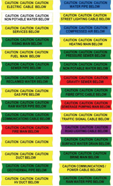 DOT Underground Wire Detectable Tape Example2